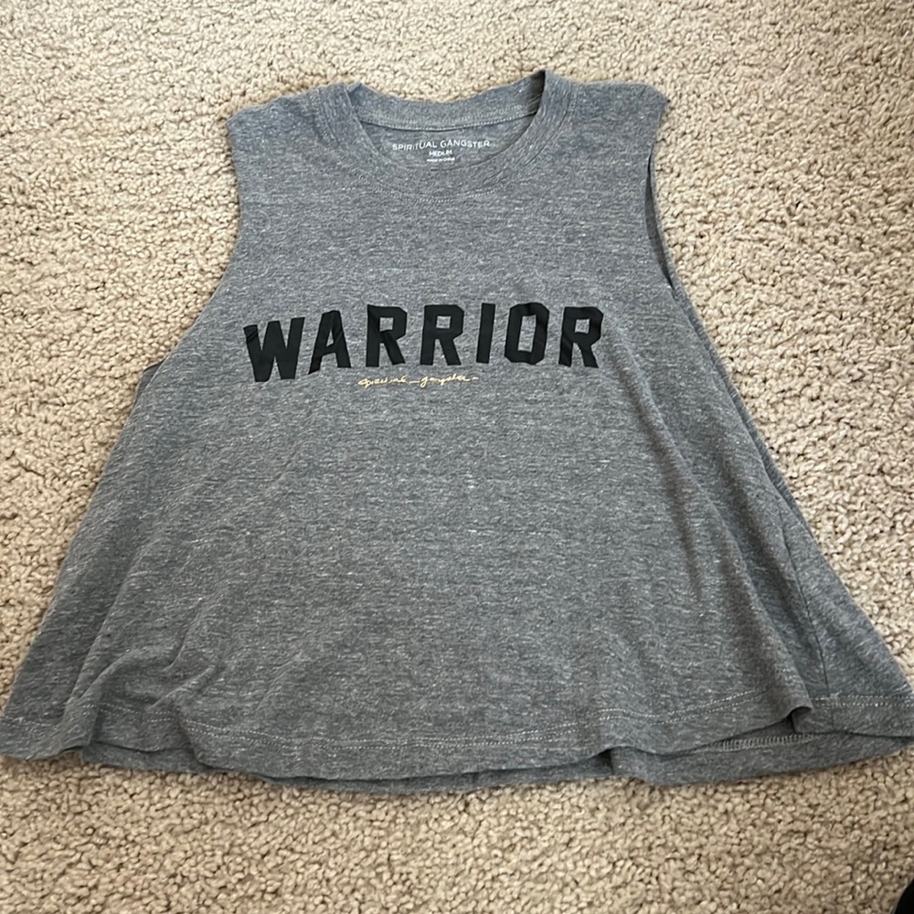 Spiritual Ganster Crop Muscle Tank